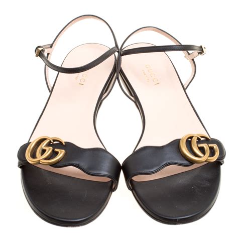 used gucci marmont sandals